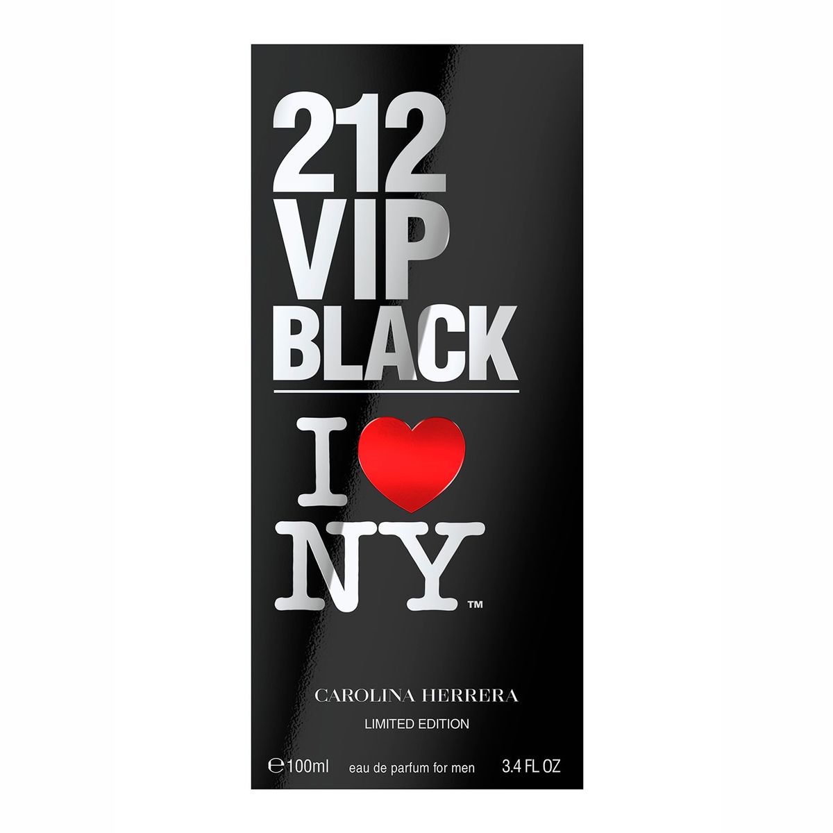 CAROLINA HERRERA - Perfume Hombre Carolina Herrera 212 VIP Black I Love NY 100 ml Eau de parfum 