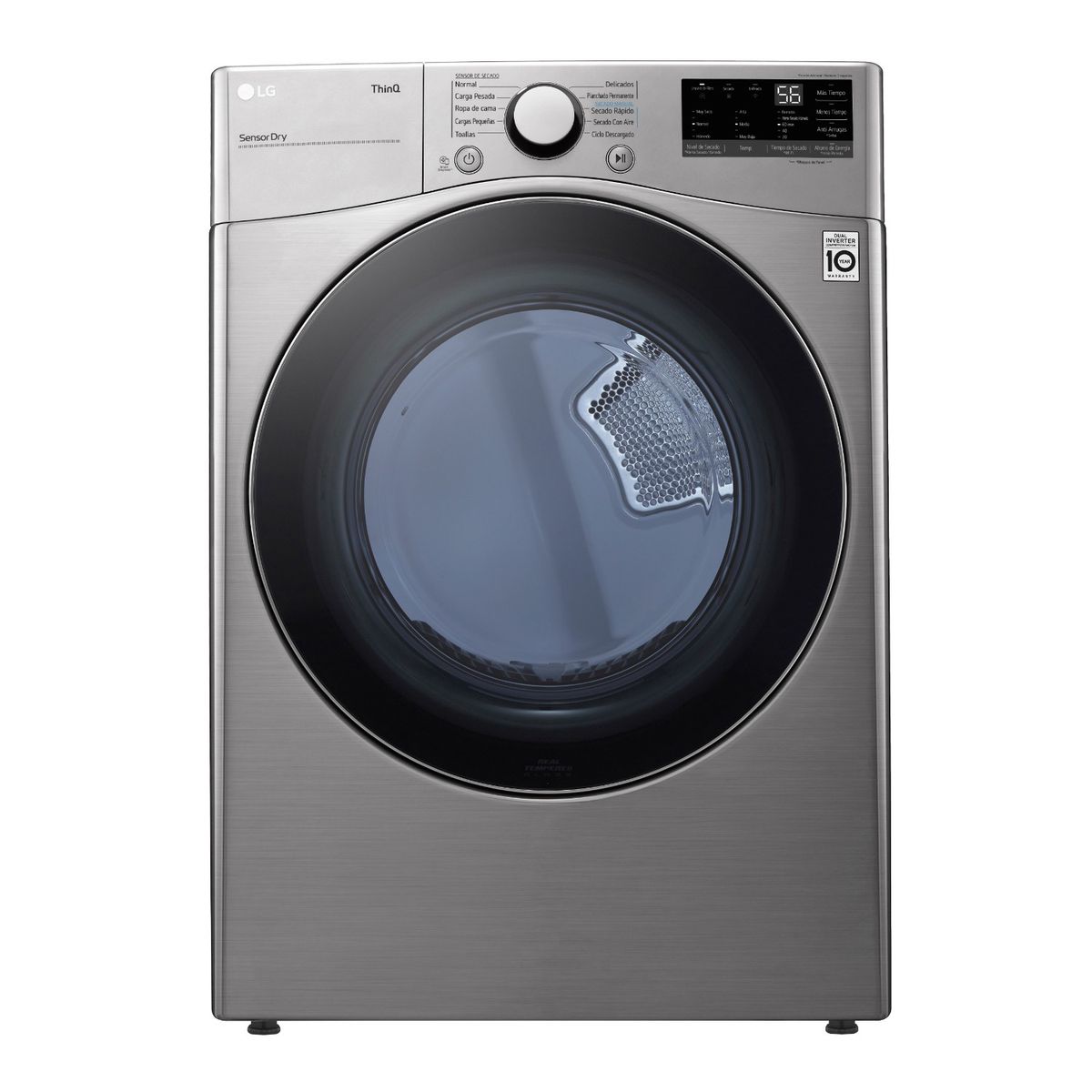 LG - Secadora LG Gas 22 KG DF22VV2R
