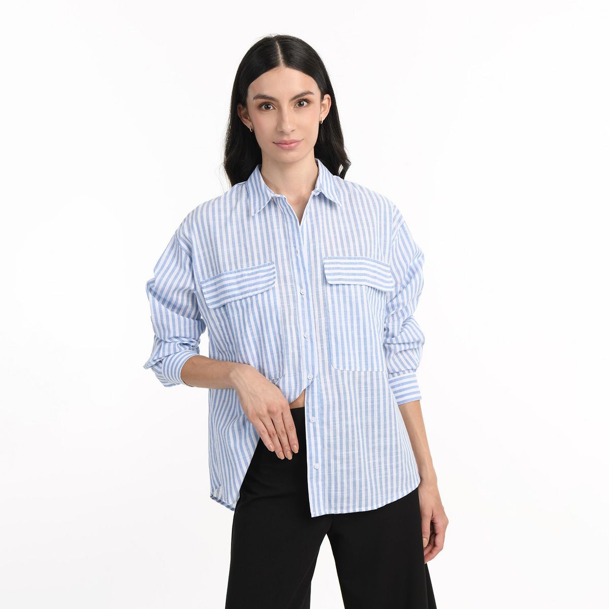 BASEMENT - Camisa Manga larga Basement Mujer
