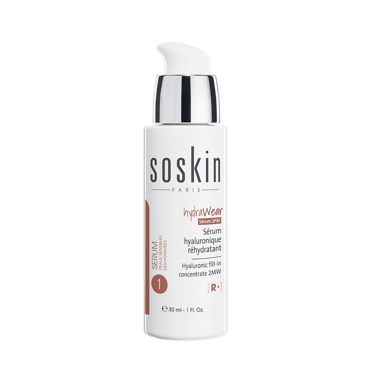 SOSKIN - Suero Facial Soskin Hialurónico Concentrado Estimula La Capacidad De Resistencia De La Piel 30 ml