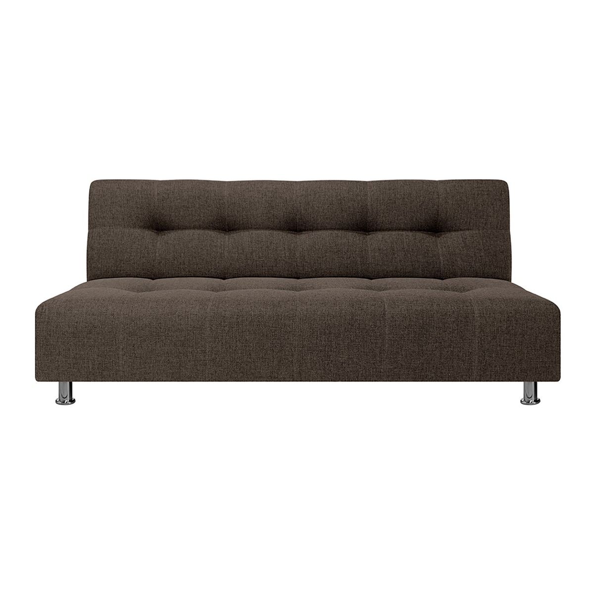 AMOBLANDO - Sofá Cama Moderno en Tela 2 Puestos George 180 x 80 x 58 cm Amoblando