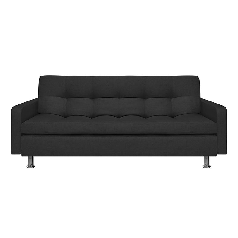 AMOBLANDO - Sofá Cama Moderno en Tela 3 Puestos Sophie 205 x 80 x 53 cm Amoblando