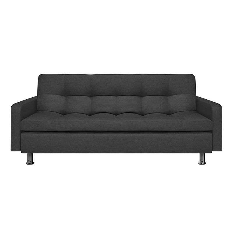 AMOBLANDO - Sofá Cama Moderno en Tela 3 Puestos Sophie 205 x 80 x 53 cm Amoblando