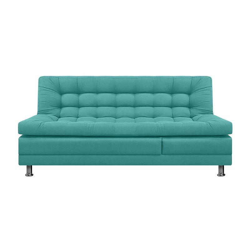 AMOBLANDO - Sofá Cama Moderno en Microfibra 2 Puestos Multi 180 x 82 x 52 cm Amoblando