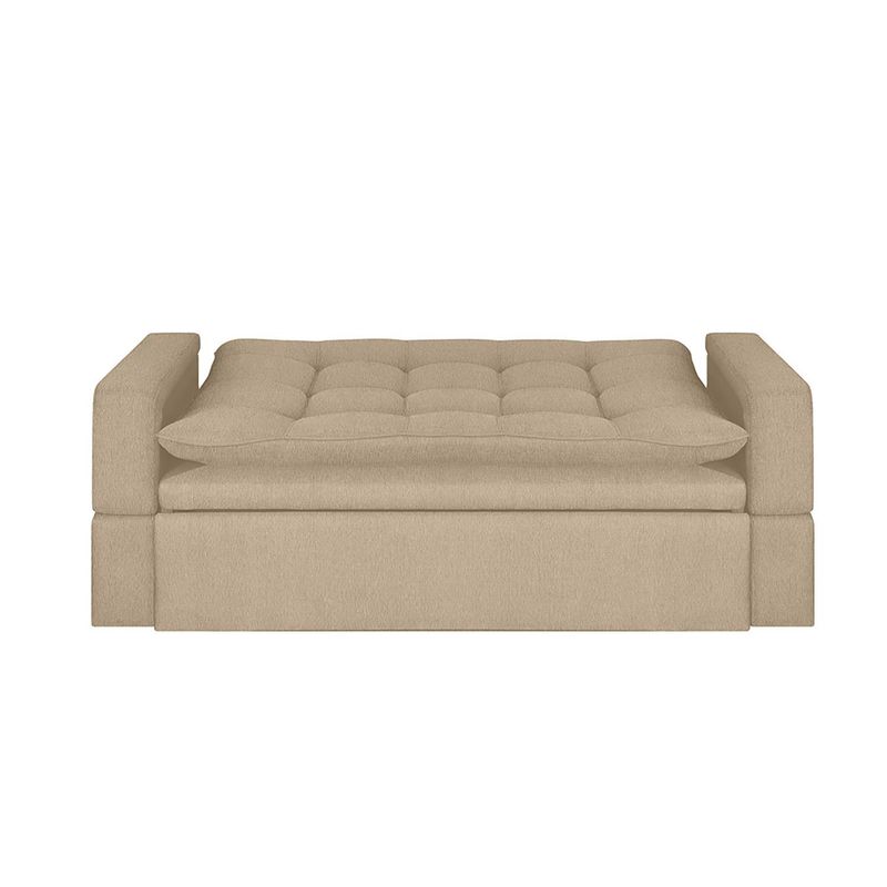 AMOBLANDO - Sofá Cama Moderno en Microfibra 2 Puestos Ethel 172 x 93 x 55 cm Amoblando