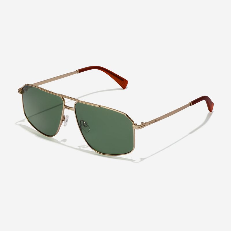 HAWKERS - Gafas de sol para Hombre Hawkers - POKER POLARIZED GOLD ALLIGATOR