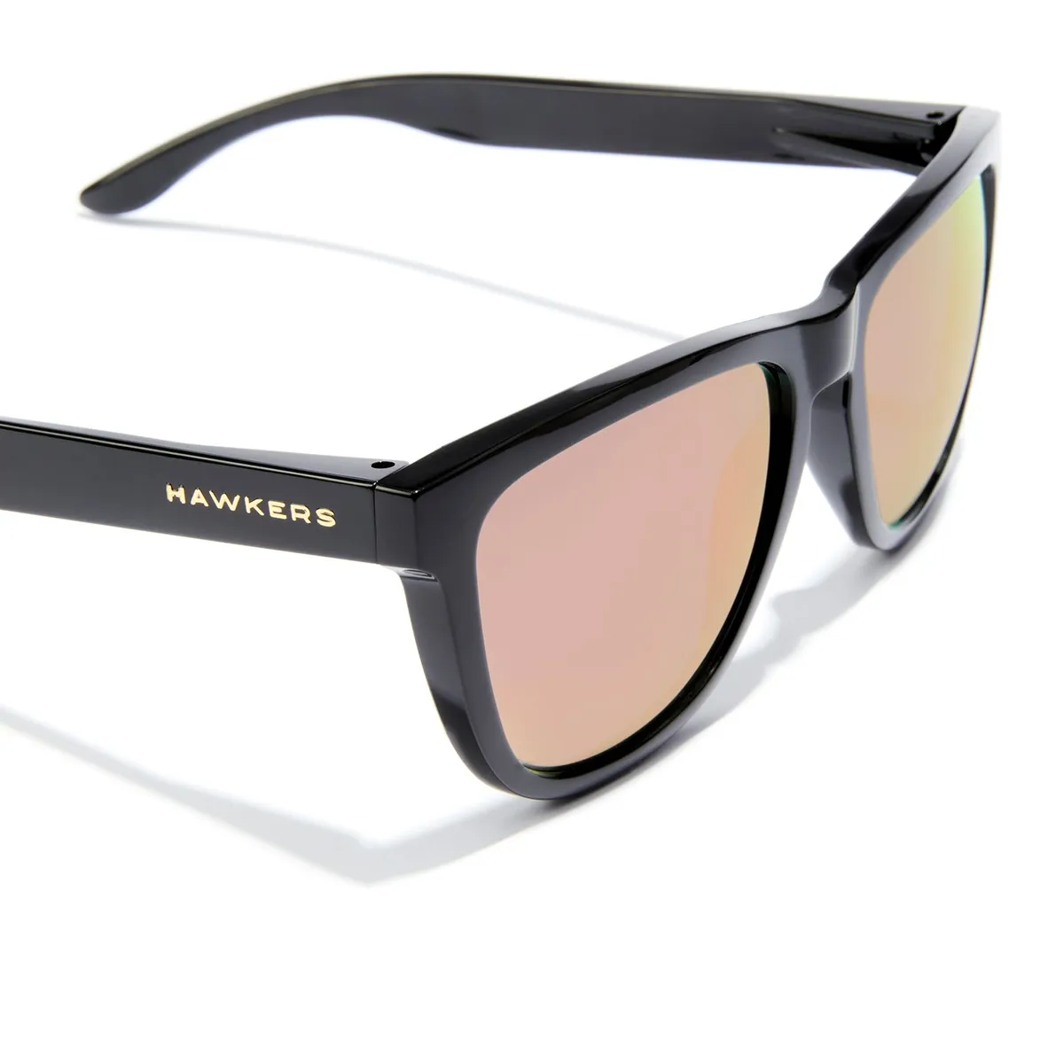 HAWKERS - Gafas de sol Hombre y Mujer Hawkers - ONE RAW POLARIZED BLACK ROSE GOLD