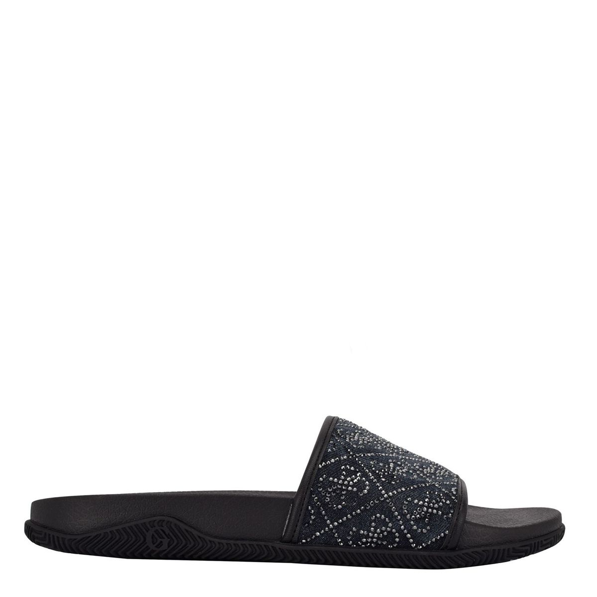 GUESS - Sandalias para Mujer planas. Chanclas Guess negras de moda para mujer