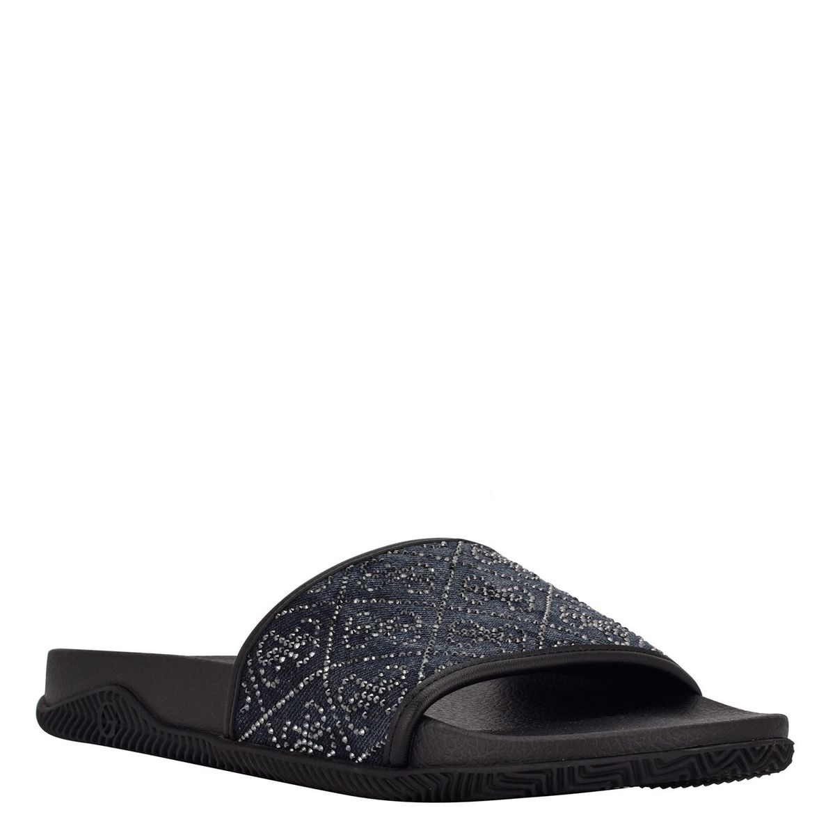 GUESS - Sandalias para Mujer planas. Chanclas Guess negras de moda para mujer