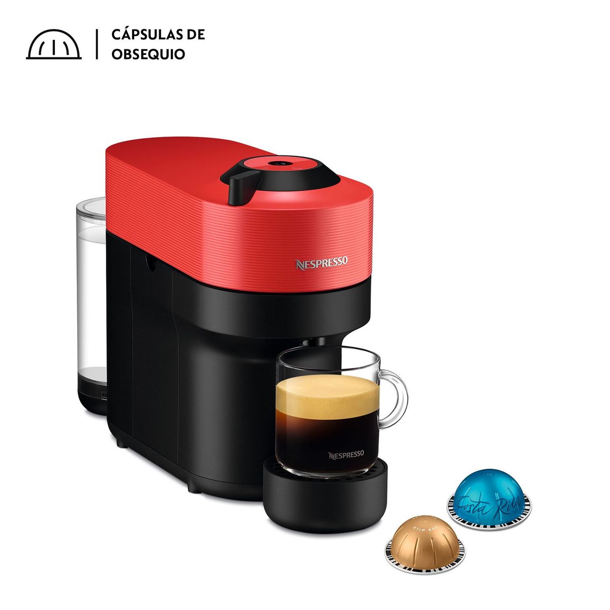 NESPRESSO - Cafetera con Cápsulas Nespresso Vertuo POP