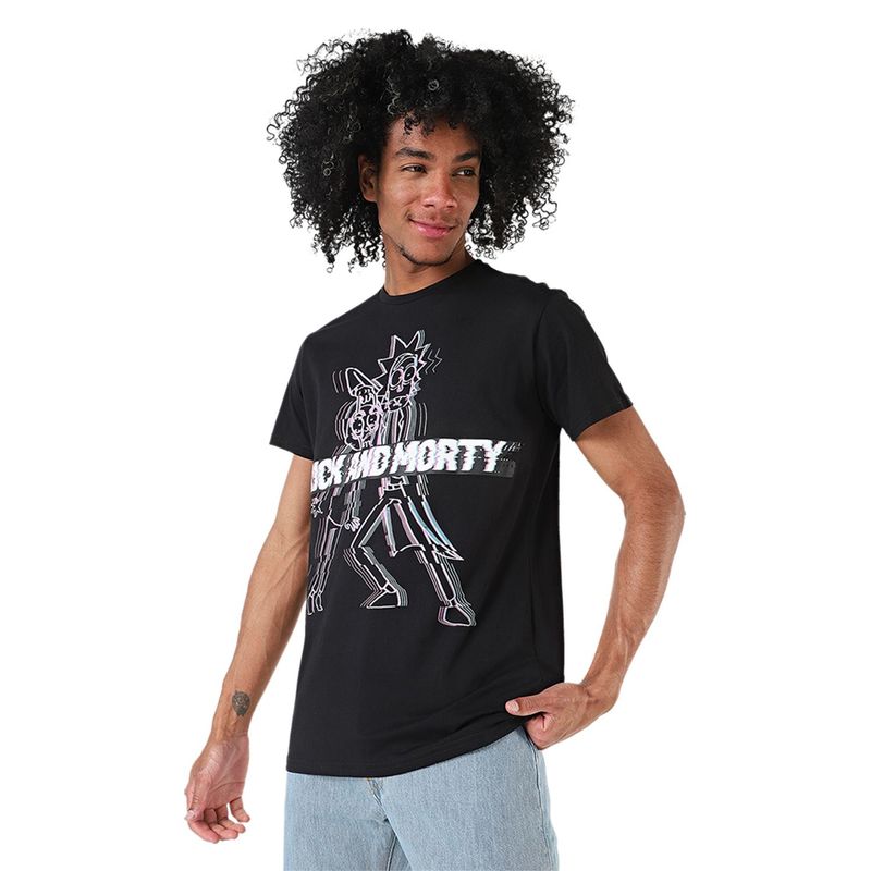  - Camiseta Manga corta Rick y Morty Hombre