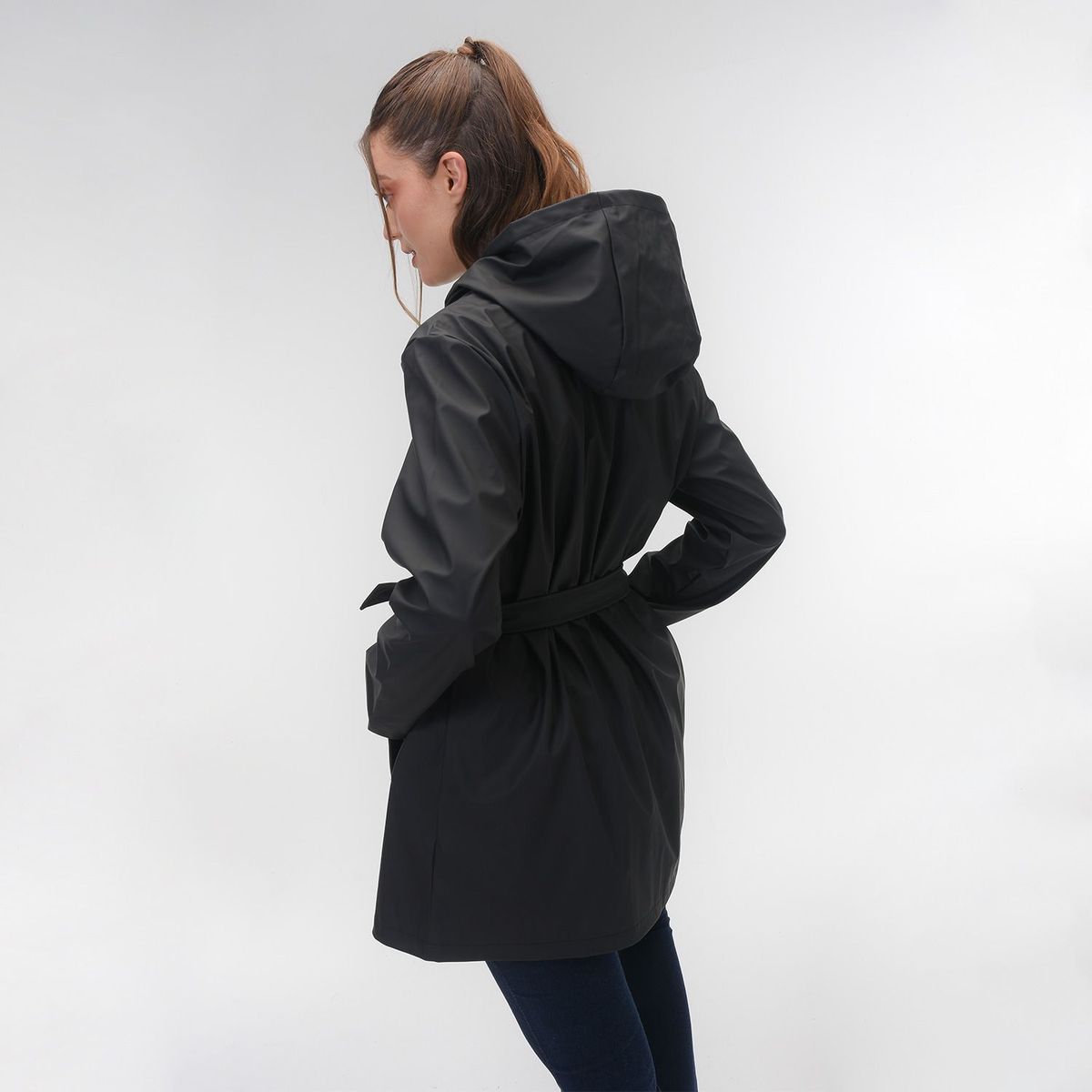 JDY - Chaqueta impermeables para Mujer Con capota JDY