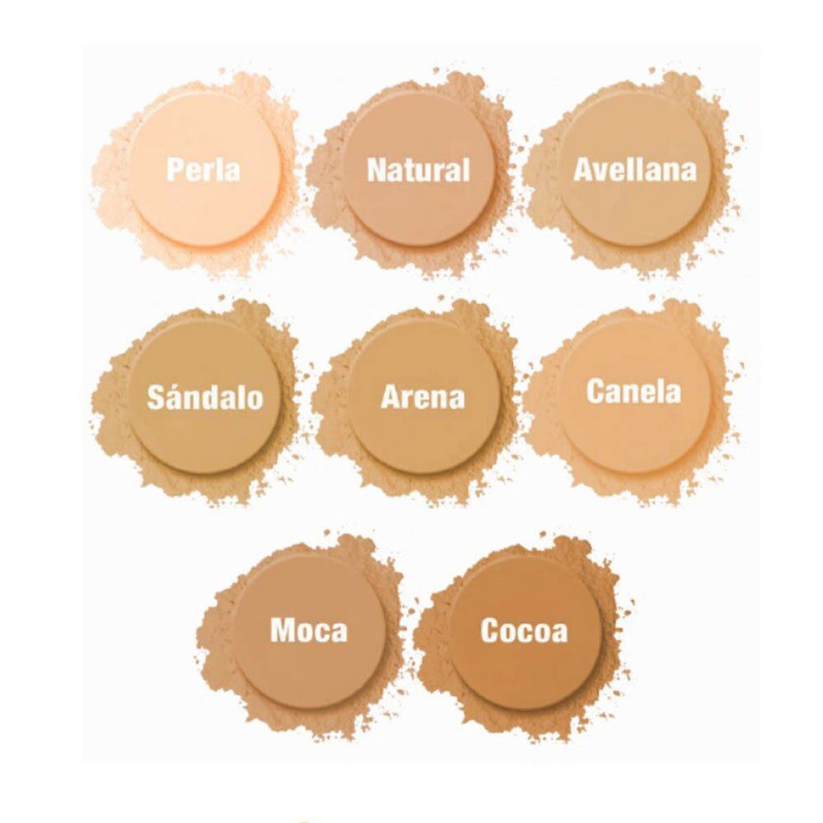 ANA MARIA - Polvo Facial Compacto Tono Canela 15Gr Aclarante