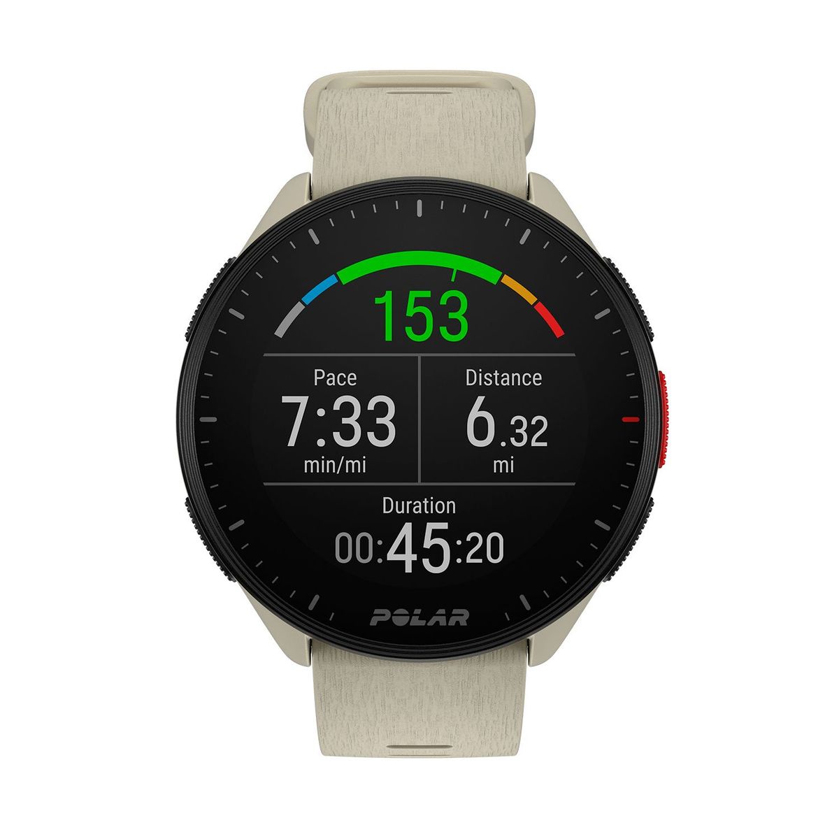 POLAR - Reloj deportivo Polar Pacer White