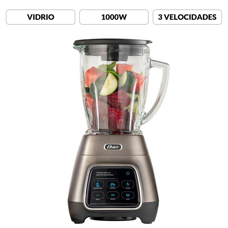 OSTER - Licuadora Oster® Reversible Touch Screen 3 velocidades 1000 W