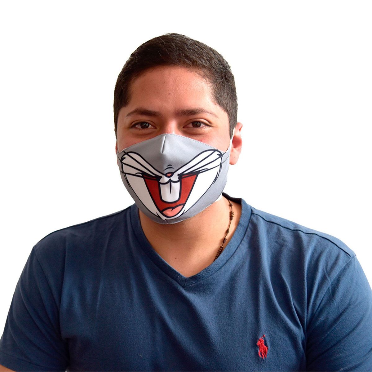 WARNER BROS - Tapabocas Looney Tunes Adultos Bugs Bunny