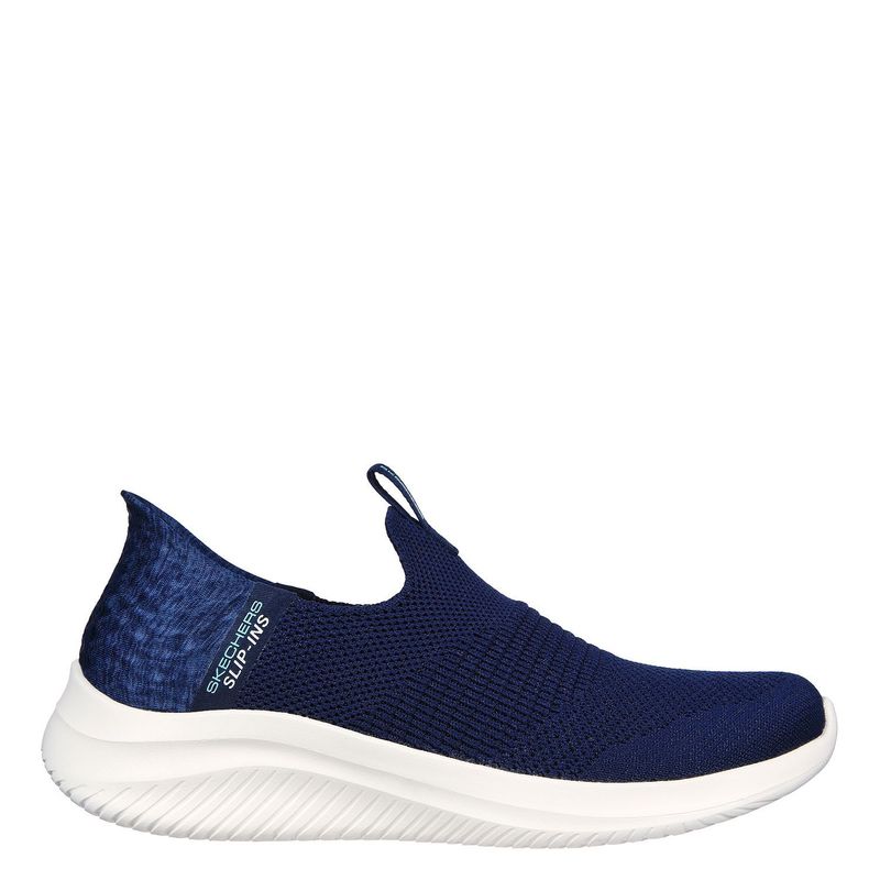 SKECHERS - Tenis Skechers Slip In Mujer Manos Libres | Zapatos Skechers Dama | Tenis azul cómodos Skechers para mujer | Zapatillas moda Ultraflex 3 |0