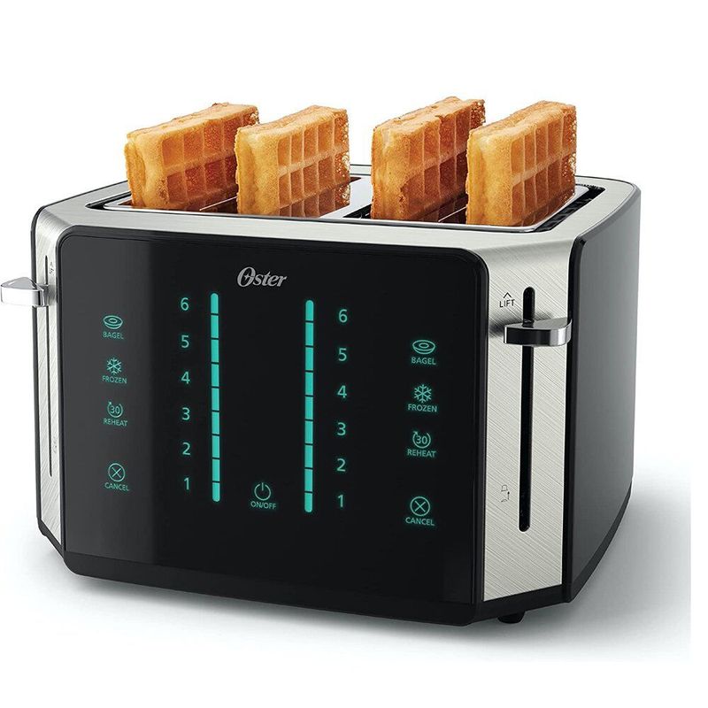 OSTER - Tostador De Pan Oster Digital 4 Rebanadas Touch