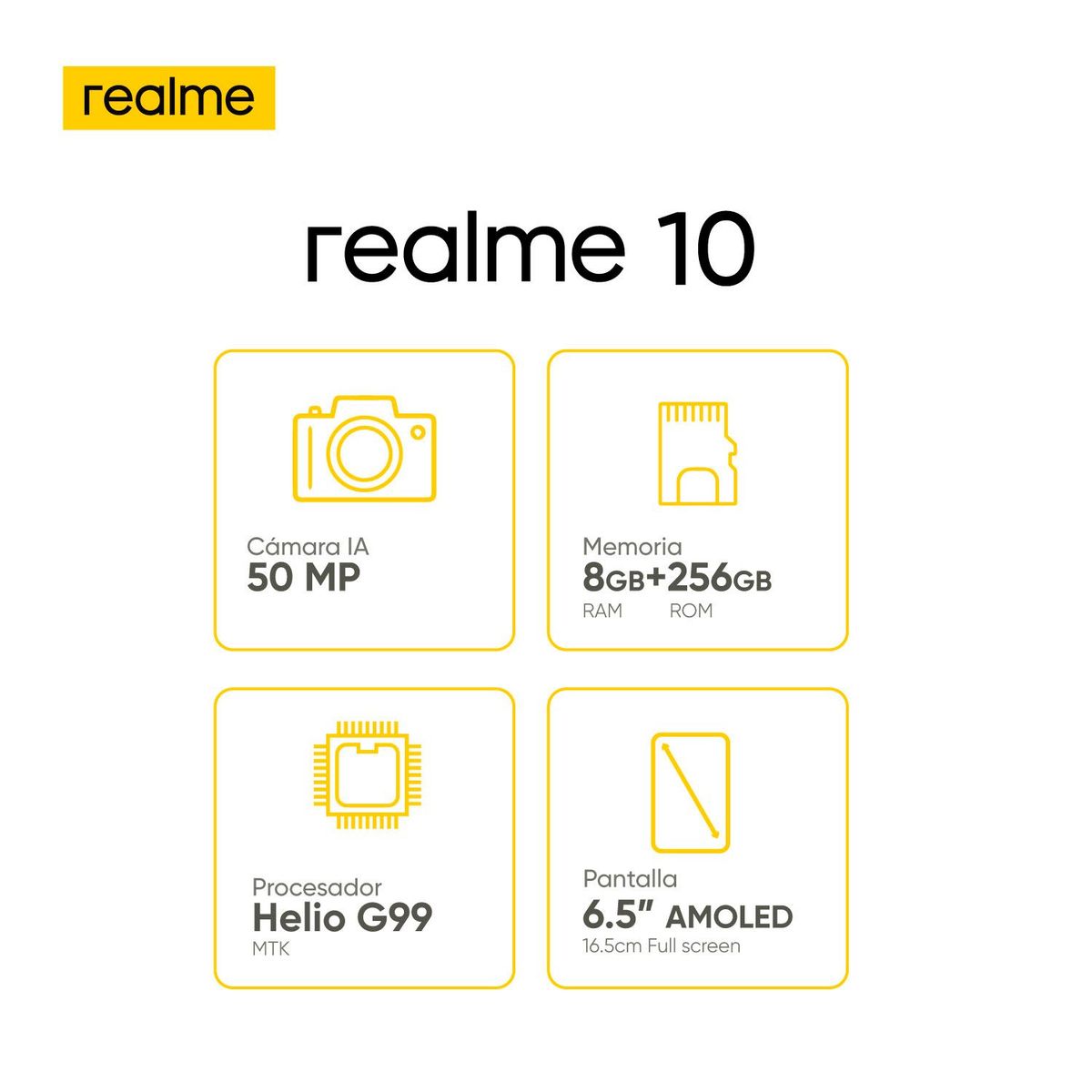 REALME - Celular REALME 10 4G 256GB