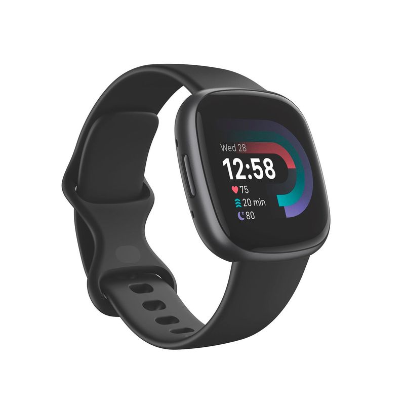 FITBIT - Smart watch Fitbit Versa 4 35 mm Reloj inteligente hombre y mujer. Monitoreo ritmo cardiaco, sueño y actividad diaria. +40 modos de entrenamiento. Resistente al agua. Compatible Android / iOS