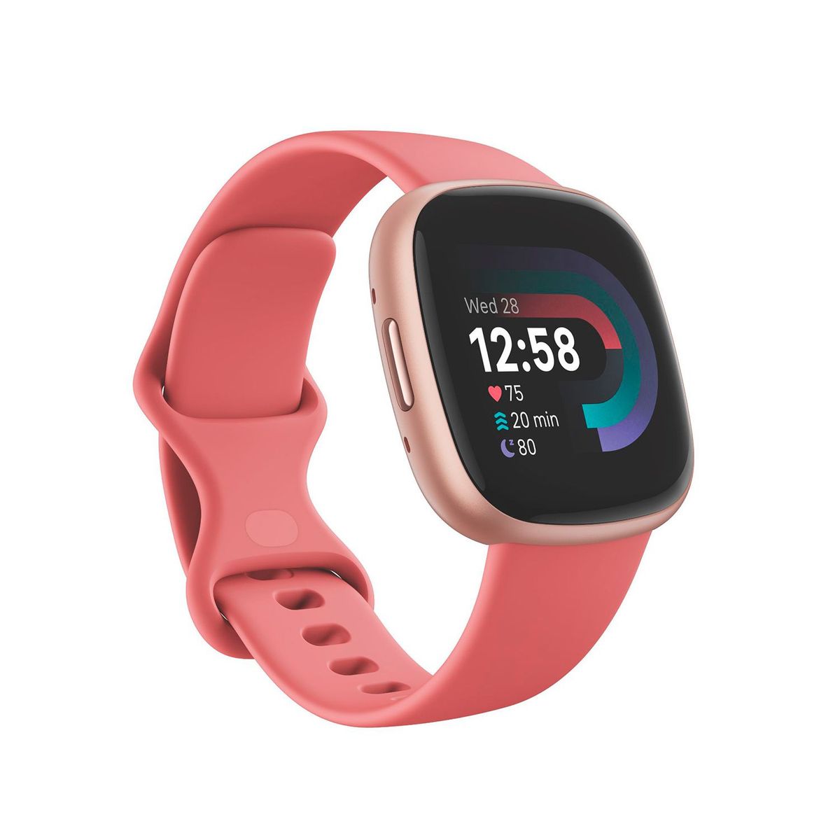 FITBIT - Smart watch Fitbit Versa 4 35 mm Reloj inteligente hombre y mujer. Monitoreo ritmo cardiaco, sueño y actividad diaria. +40 modos de entrenamiento. Resistente al agua. Compatible Android / iOS