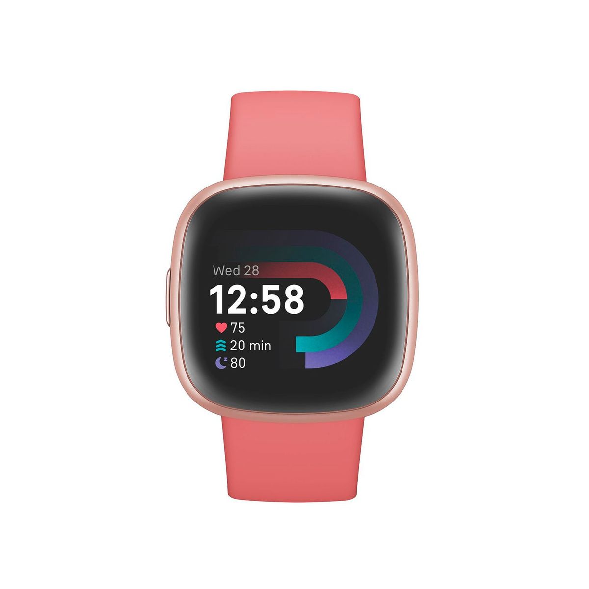 FITBIT - Smart watch Fitbit Versa 4 35 mm Reloj inteligente hombre y mujer. Monitoreo ritmo cardiaco, sueño y actividad diaria. +40 modos de entrenamiento. Resistente al agua. Compatible Android / iOS
