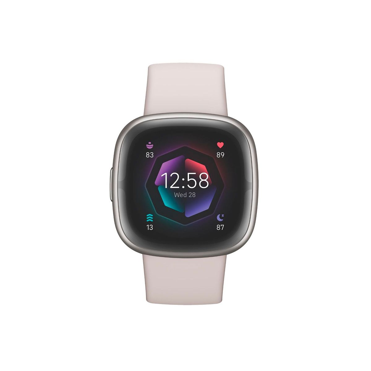 FITBIT - Smart watch Fitbit Sense 2 35 mm Reloj inteligente hombre y mujer. Monitoreo ritmo cardiaco, sueño y actividad diaria. Resistente al agua. Compatible Android / iOS