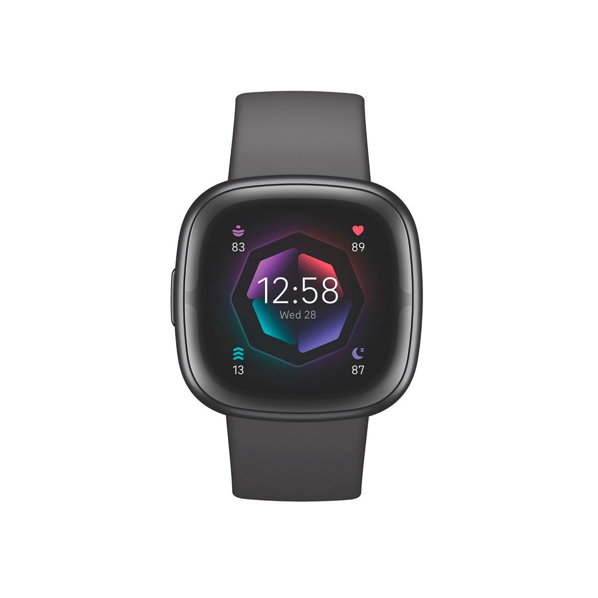 FITBIT - Smart watch Fitbit Sense 2 35 mm Reloj inteligente hombre y mujer. Monitoreo ritmo cardiaco, sueño y actividad diaria. Resistente al agua. Compatible Android / iOS