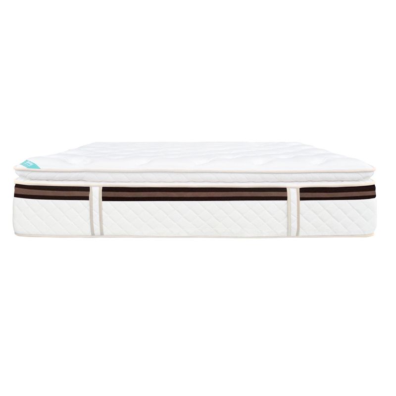 COLCHONES SPRING - Colchón con Base Cama Sencillo Firmeza Media Ortopédico Resortado con Pillow Advance 100 x 190 cm  + Almohada + Protector Colchones Spring 