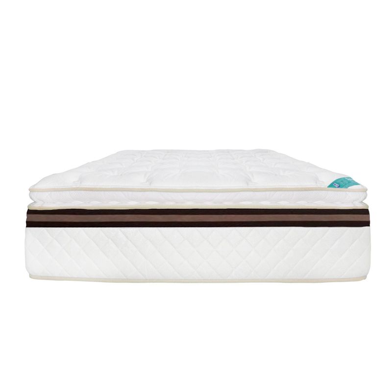 COLCHONES SPRING - Colchón Queen Firmeza Medio Resortes Pocket Advance 160 x 190 cm + Protector Colchones Spring