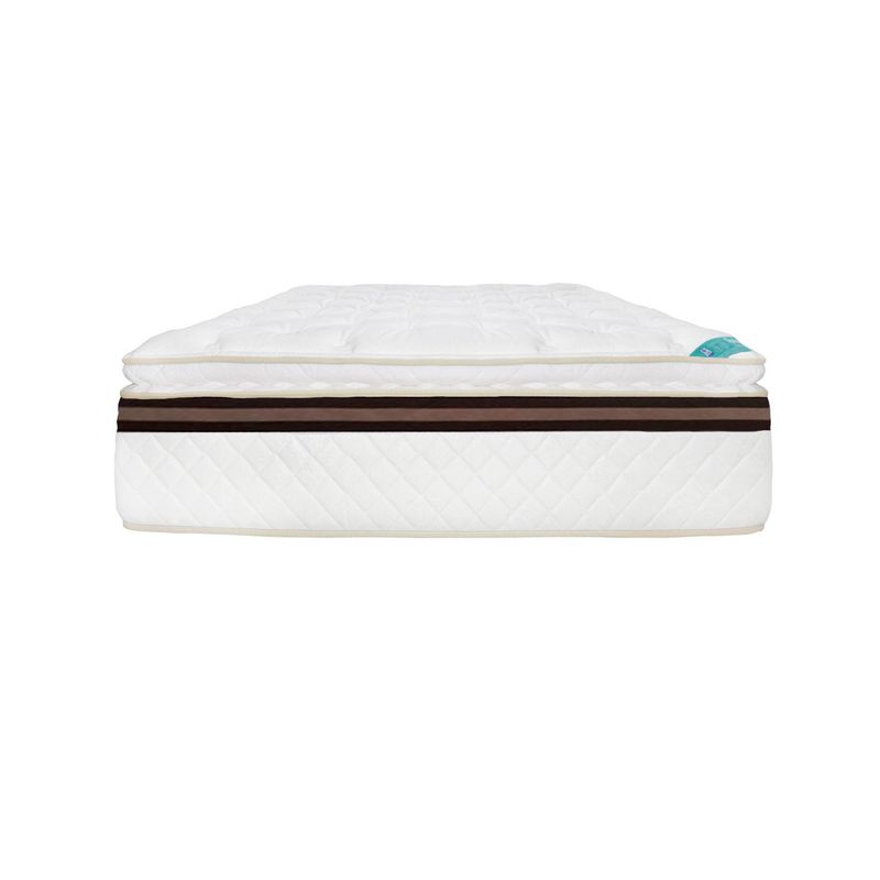 COLCHONES SPRING - Colchón Sencillo Firmeza Media Ortopédico Resortado con Pillow Advance 100 x 190 cm  + Protector Colchones Spring 