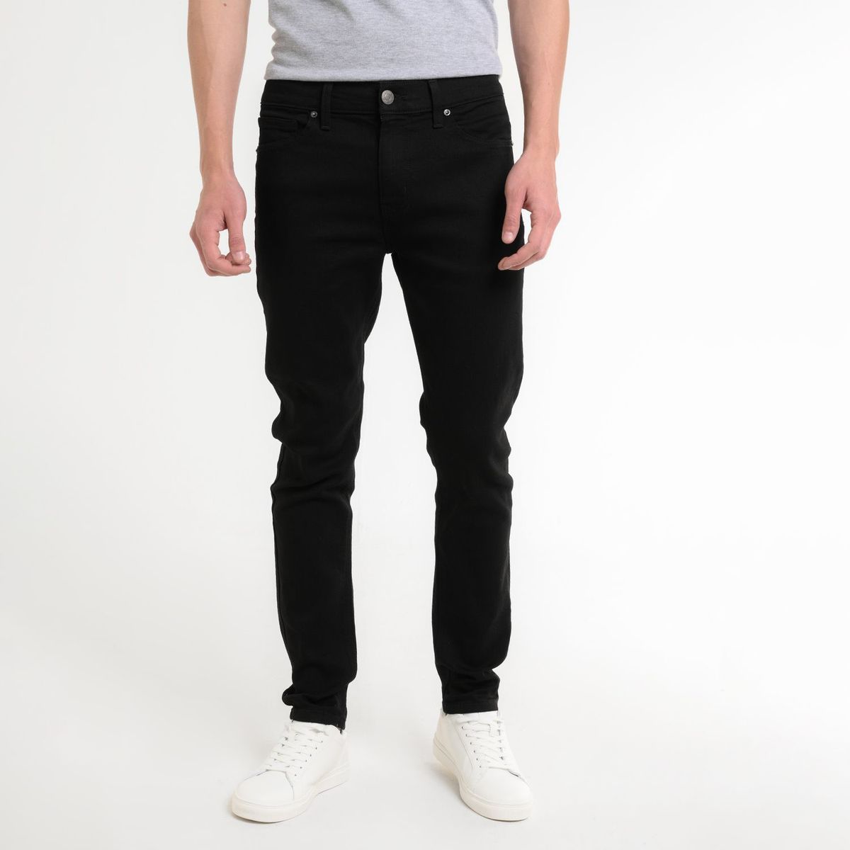 BEARCLIFF - Jean 5 Bolsillos para Hombre Super skinny Largo 32 Bearcliff