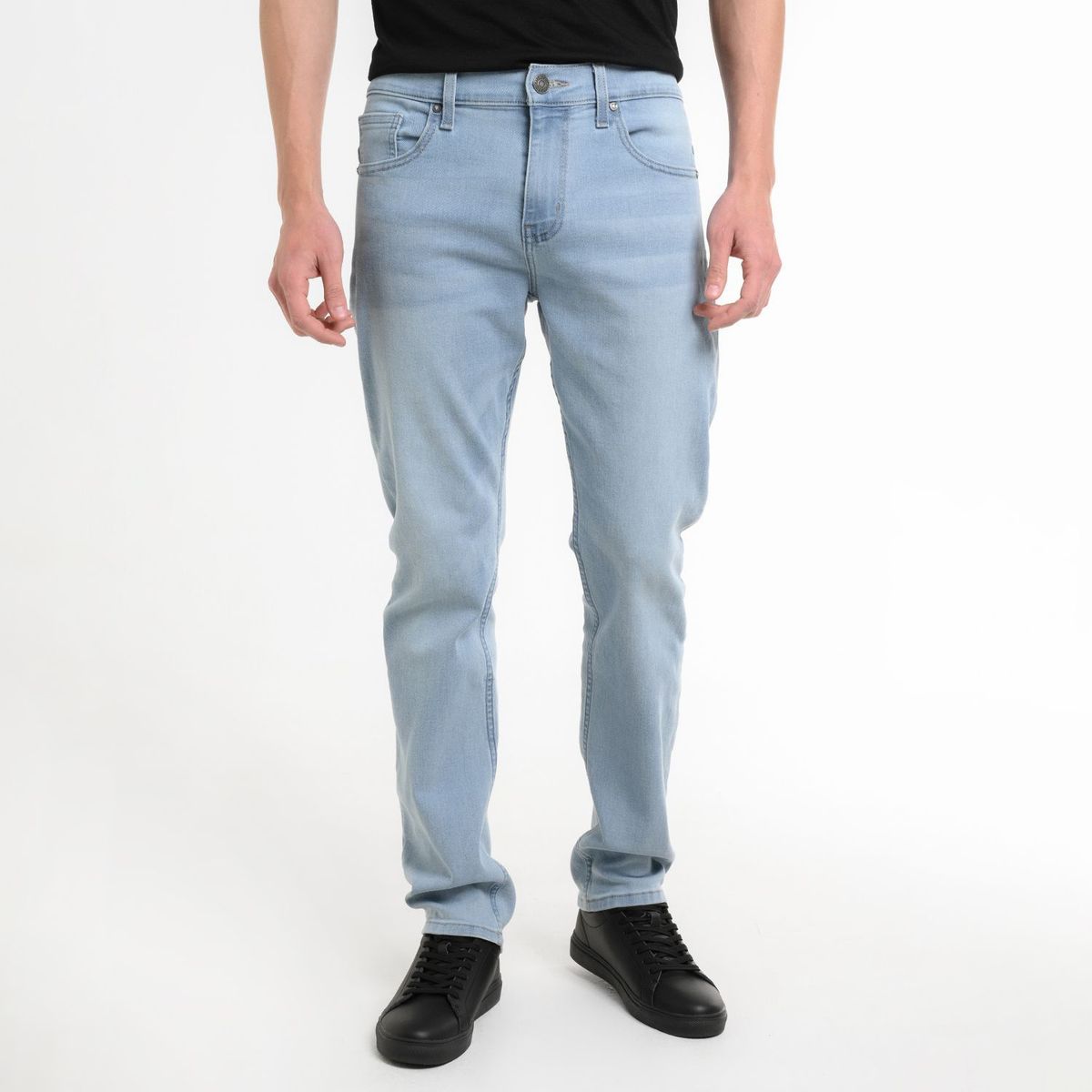 BEARCLIFF - Jean 5 Bolsillos Hombre Slim de Algodón Largo 32 Bearcliff