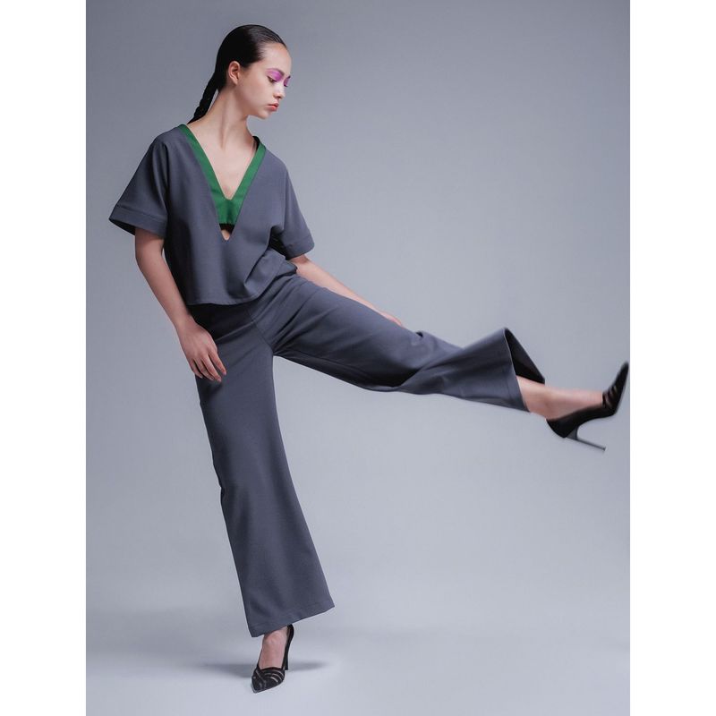 BEMONOCROMO - Pantalón Wide Leg BeMonocromo Mujer