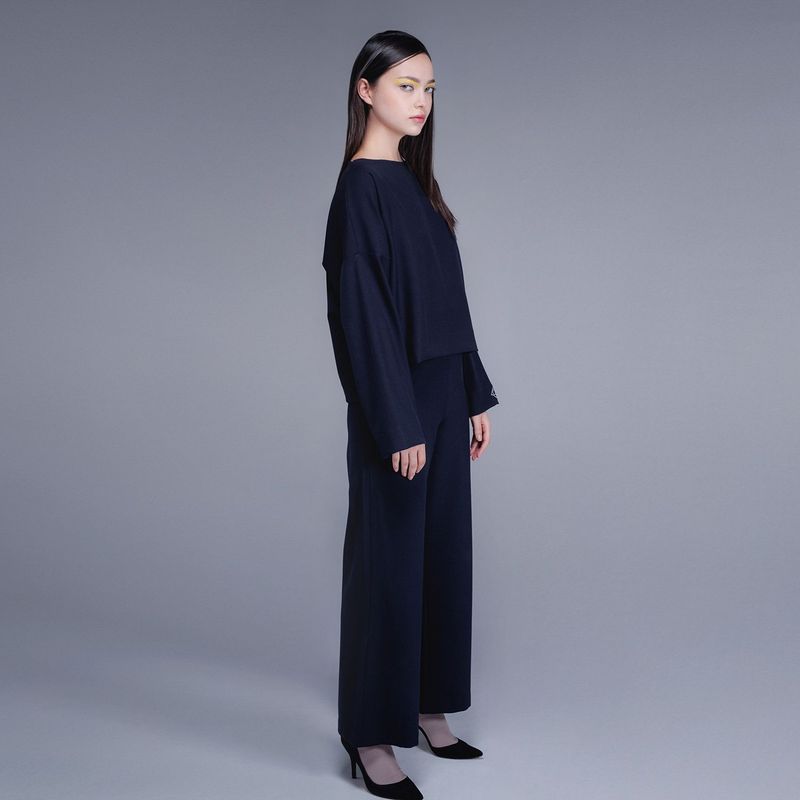 BEMONOCROMO - Pantalón Wide Leg BeMonocromo Mujer