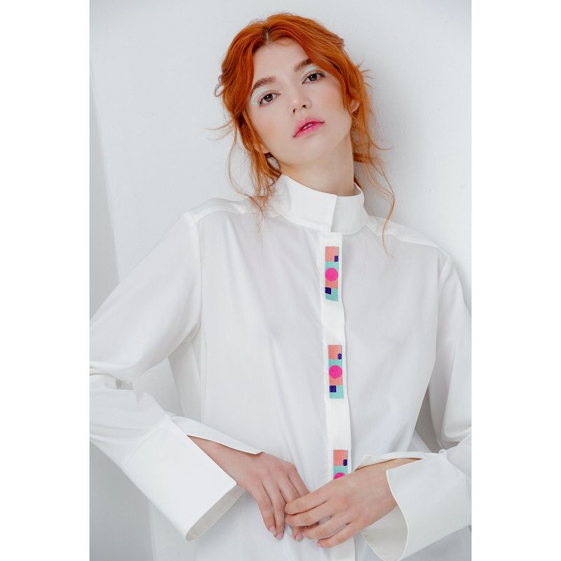 BEMONOCROMO - Camisa Manga larga BeMonocromo Mujer