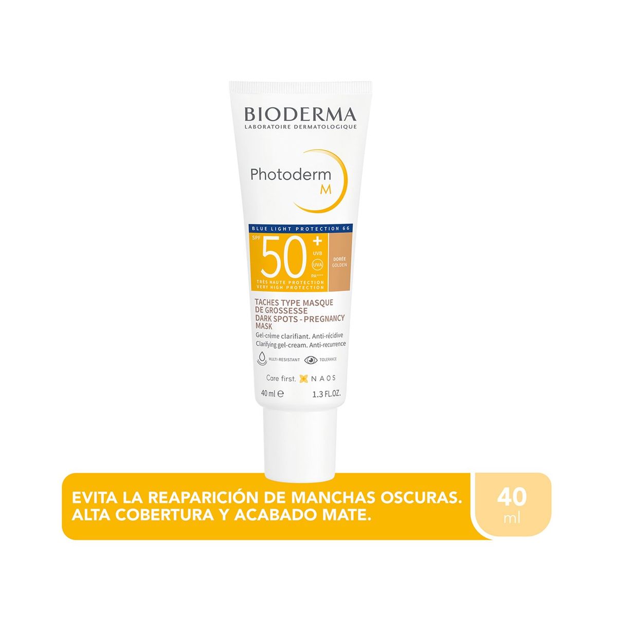 BIODERMA - Protector Solar photoderm M dorado spf50 40 ml Bioderma en Crema Bioderma 40 ml