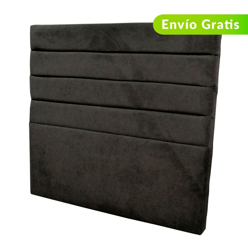 COLCHONES SPRING - Cabecero para Cama Queen Moderno en Madera 130 x 160 cm Color Café Colchones Spring