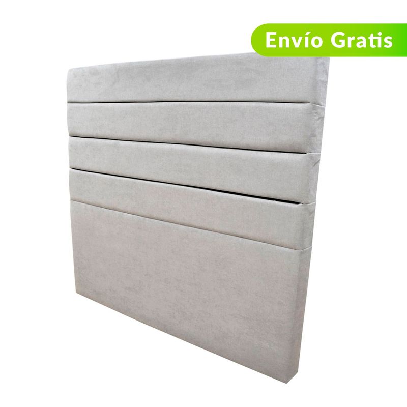 COLCHONES SPRING - Cabecero para Cama Semidoble Moderno en Madera 130 x 120 cm Colchones Spring