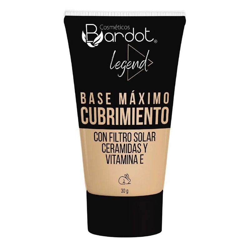 BARDOT - Base humectante máximo cubrimiento tono 1 cappucci
