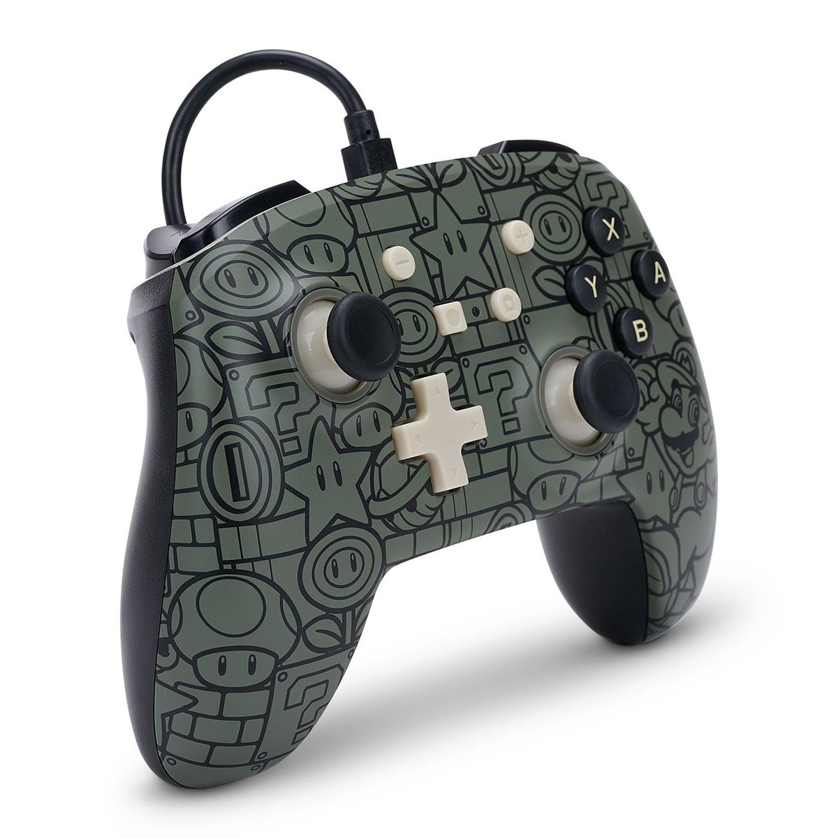 POWER A - Control Alambrico Switch Power Up Mario  Nintendo Switch