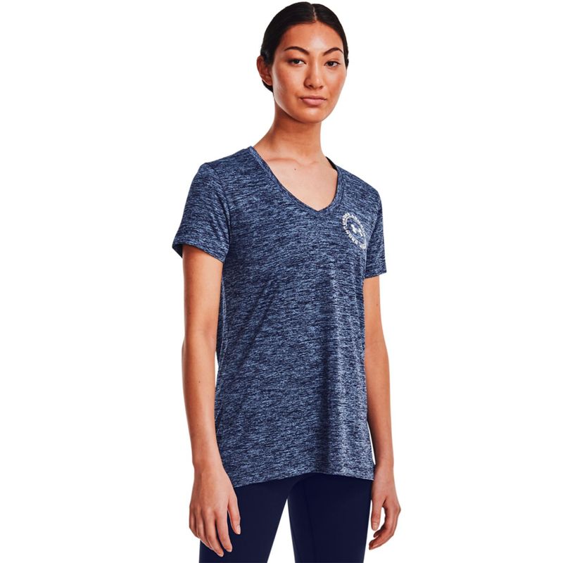 UNDER ARMOUR - Camiseta Tech Twist LC Crest para Mujer Under Armour