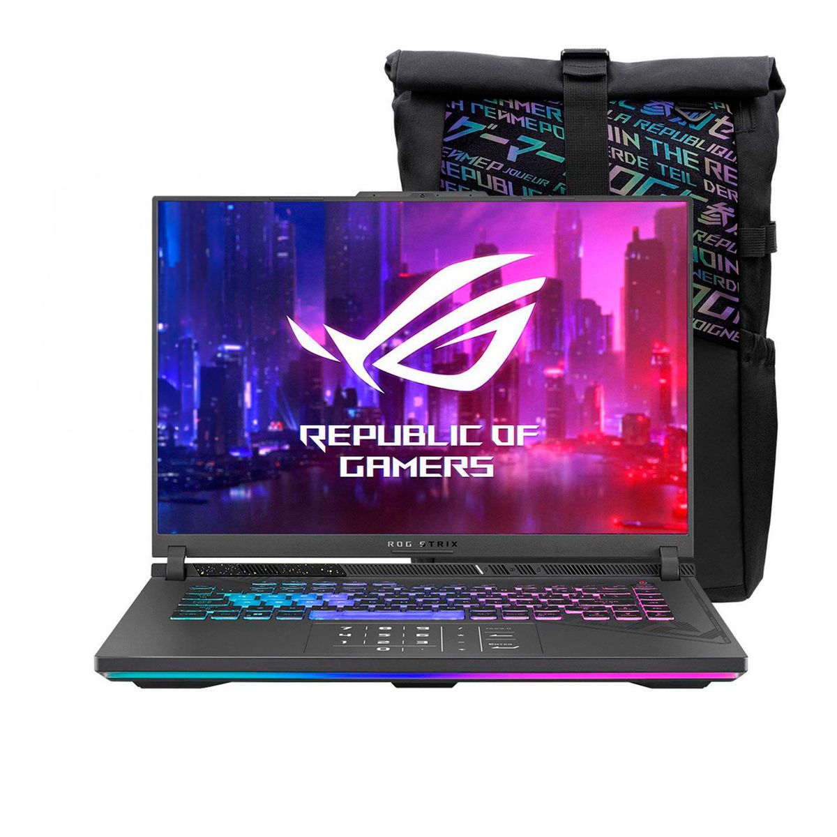 ASUS - Portátil Gamer ROG Strix G16 | GeForce RTX 4070 | Intel Core i9 | 16GB RAM | 512GB SSD Almacenamiento |Windows 11 |16 pulgadas |  Zephyrus G14 G614JI-N3139W Asus | Computador Portátil  + Game Pass