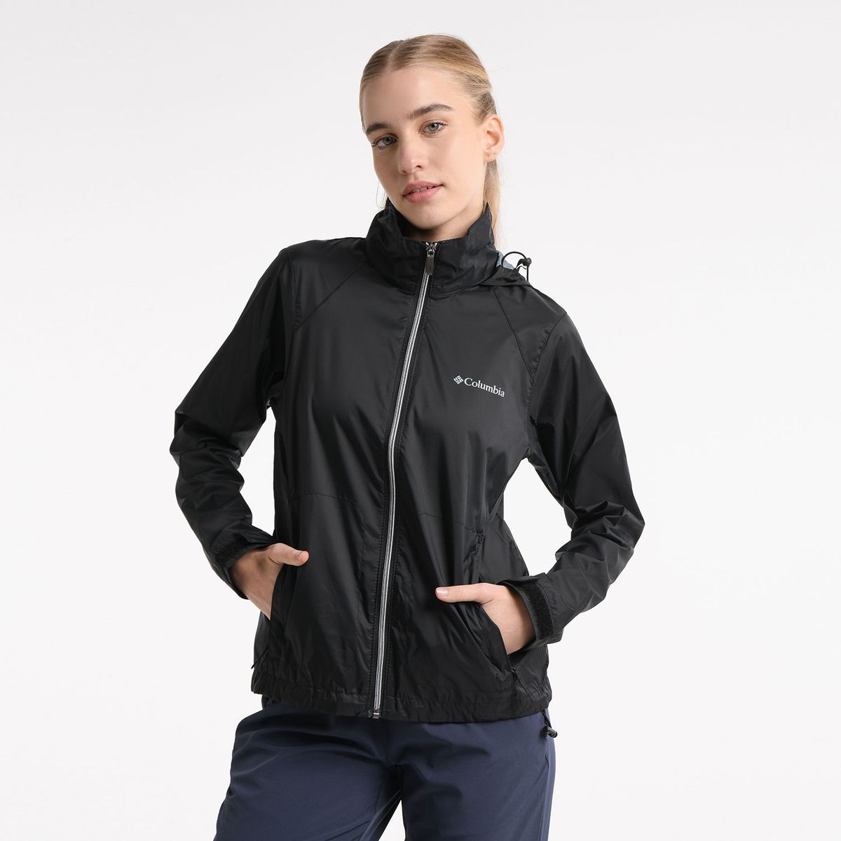 COLUMBIA - Chaqueta Impermeable Capucha para Mujer Columbia