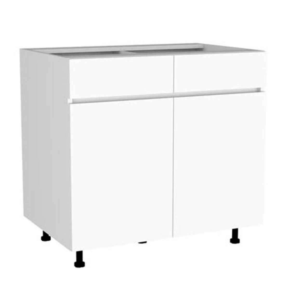 RTA MUEBLES - Closet Moderno en Aglomerado MDP 2 Puertas 2 Cajones 87 x 91 x 60 cm RTA Design  - Mueble