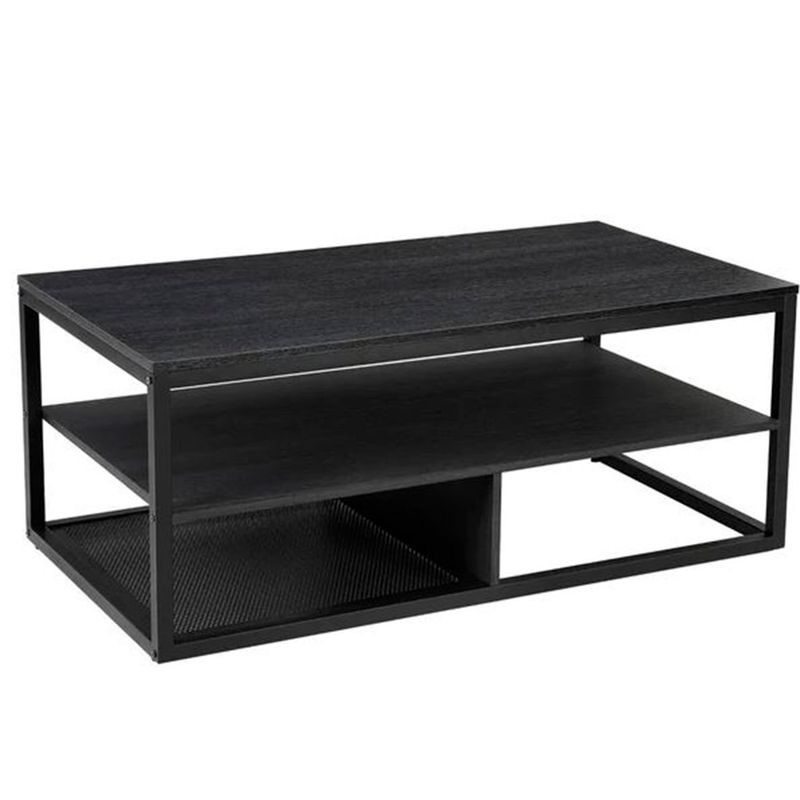 RTA MUEBLES - Mesa de Centro Moderna Rectangular  en Aglomerado MDP  110 x 45 x 60 cm RTA Design  - Mueble