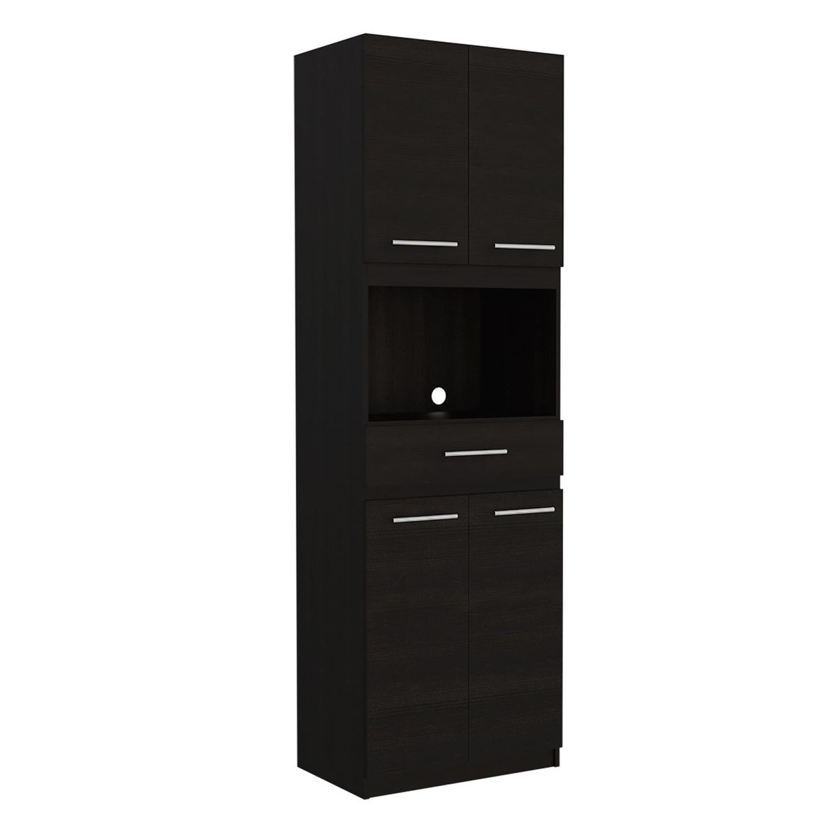 RTA MUEBLES - Mueble Auxiliar de Cocina para Microondas Moderna  en Aglomerado  62 x 197 x 393 cm RTA Muebles 