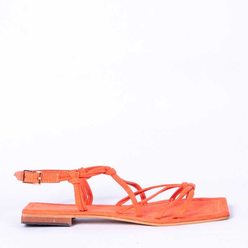  - Sandalias Saduma Mujer Naranjo Tacón bajo Marie