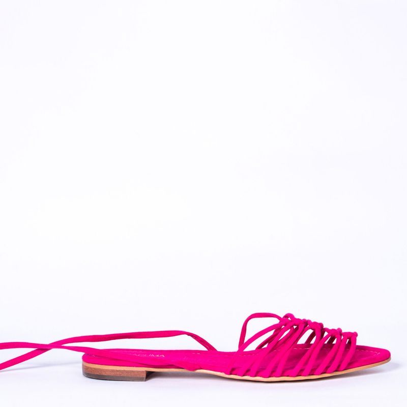  - Sandalias Saduma Mujer Fucsia Tacón bajo Linda