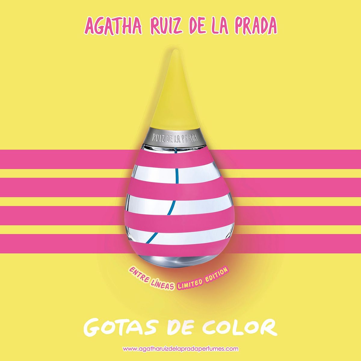 AGATHA RUIZ DE LA PRADA - Perfume Mujer Agatha Ruiz la Prada Gotas Color Entre Líneas 100 ml Eau de toilette 